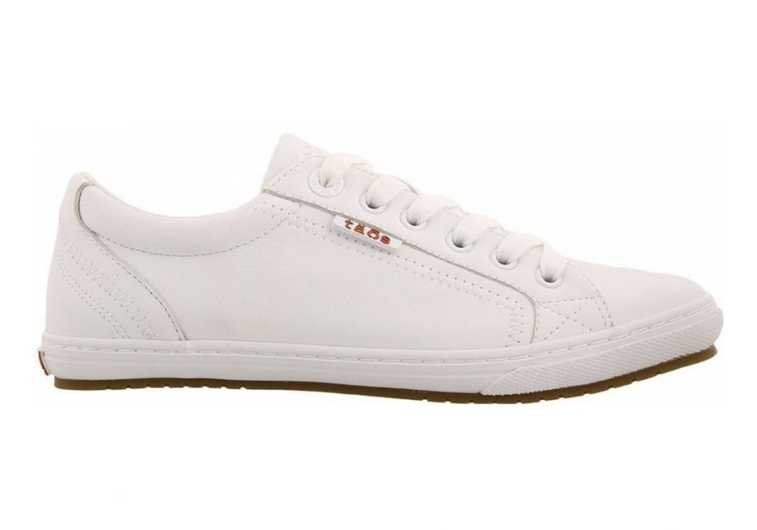 Taos Star White Leather