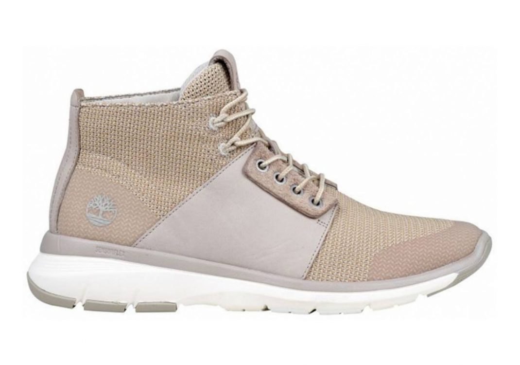 Timberland Altimeter Mixed-Media Sneaker Boots Beige