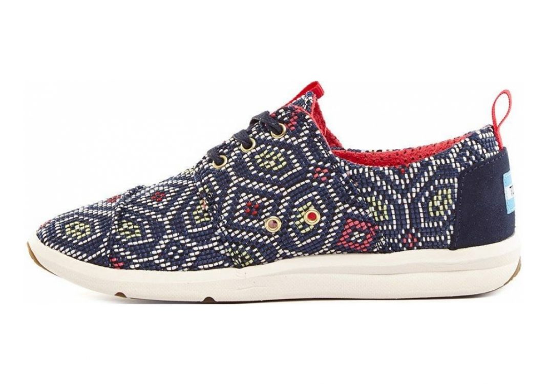 TOMS Del Rey Navy Multi Woven