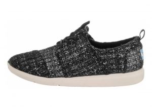 TOMS Del Rey Black Glitter Wool
