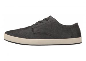 TOMS Paseo Black/Forged Iron Grey Herringbone Woolen
