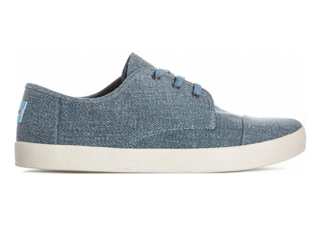 TOMS Paseo Slate Blue Coated Twill