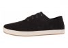 TOMS Payton Black Perforated Synthetic Suede