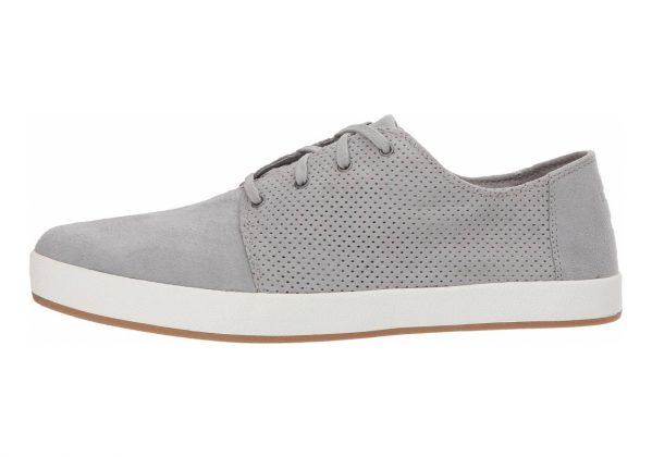 TOMS Payton Drizzle Grey Perforated Synthetic Suede