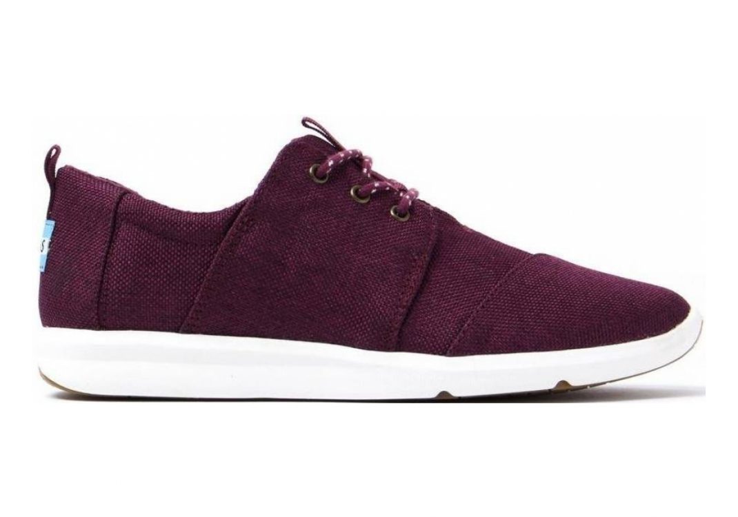 TOMS Del Rey Black Cherry Poly Canvas