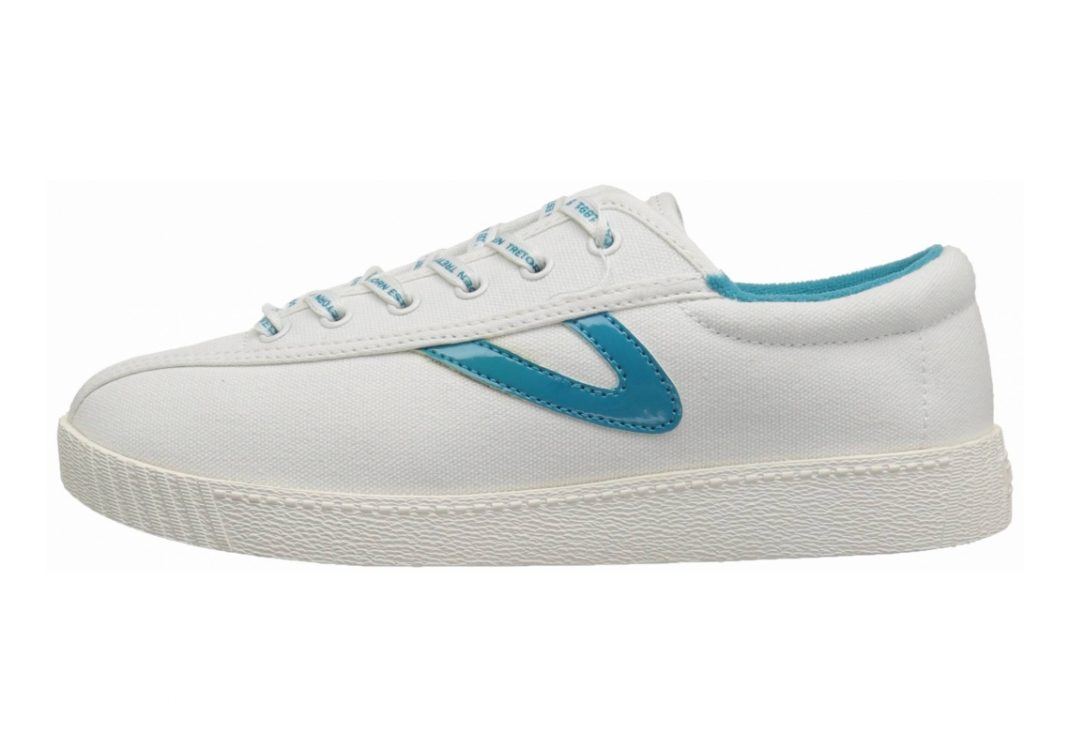 Tretorn NylitePlus Vintage White/Neon Teal
