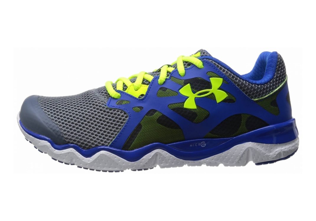 Under Armour Micro G Monza GRAVEL/High-Vis Yellow/SCATTER