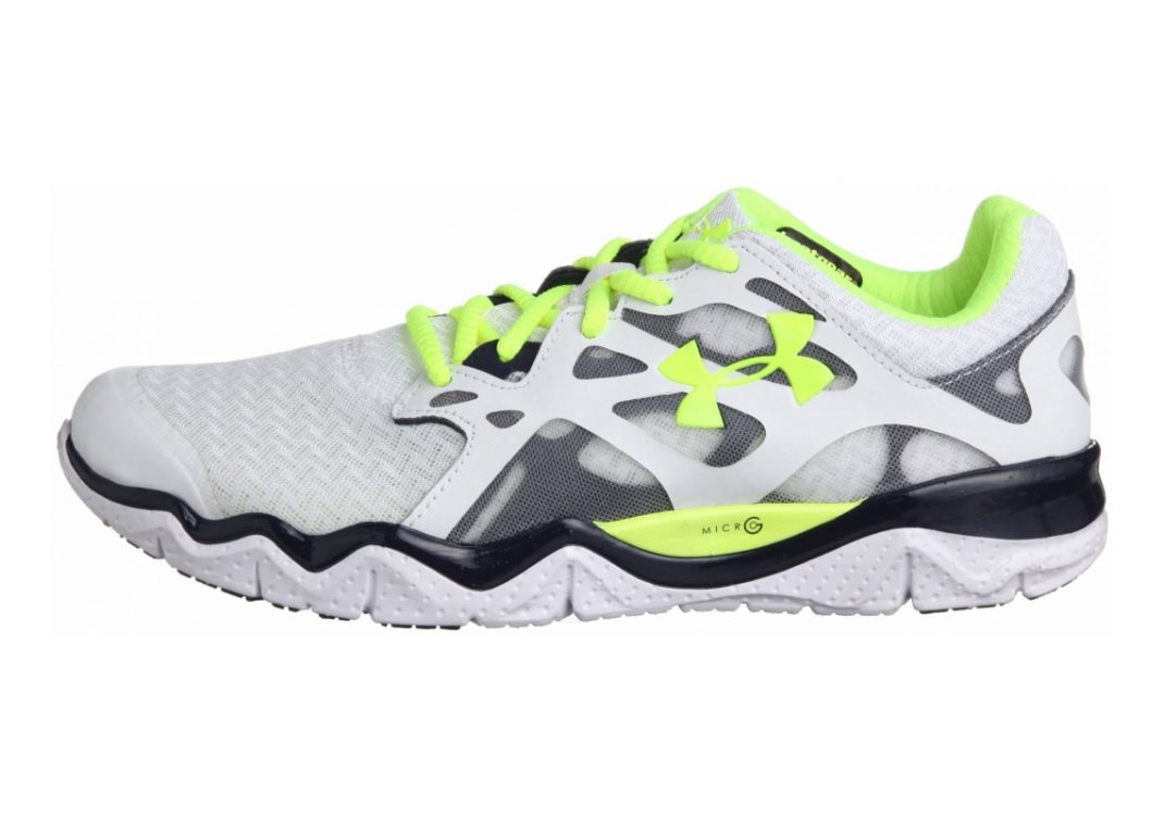 Under Armour Micro G Monza Bianco (Weiß (White/Academy/High-vis Yellow 103))
