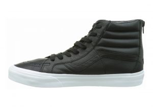 Vans Premium Leather SK8-Hi Reissue Zip True White/Black