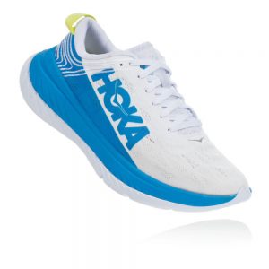 Hoka One One Carbon X White Blue