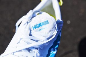 Hoka One One Carbon X White Blue