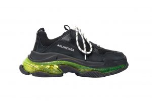 Balenciaga Triple S Black Neon Yellow