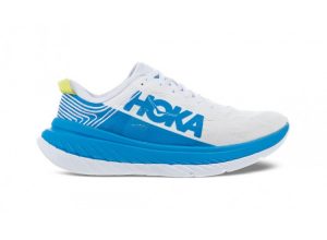 Hoka One One Carbon X White Blue