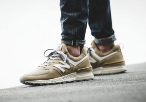 New Balance 574 Sport Beige Suede