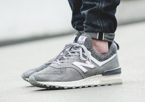 New Balance 574 Sport Grey Suede