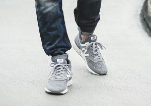 New Balance 574 Sport Grey Suede