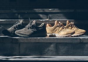 New Balance 574 Sport Tan Olive Suede