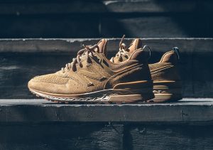 New Balance 574 Sport Tan Olive Suede