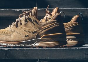 New Balance 574 Sport Tan Olive Suede