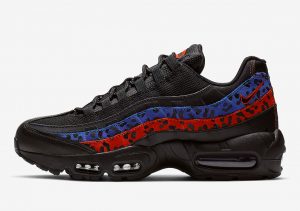 Nike Air Max 95 Leopard Print Blue Red