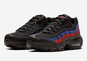 Nike Air Max 95 Leopard Print Blue Red