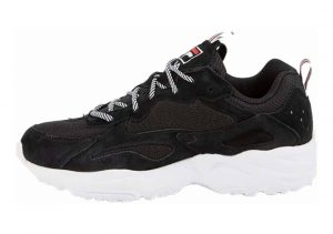 Fila Ray Tracer Black/White/Red Suede