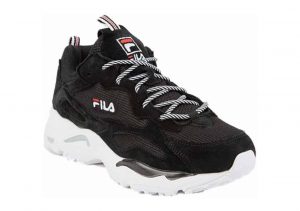 Fila Ray Tracer Black/White/Red Suede