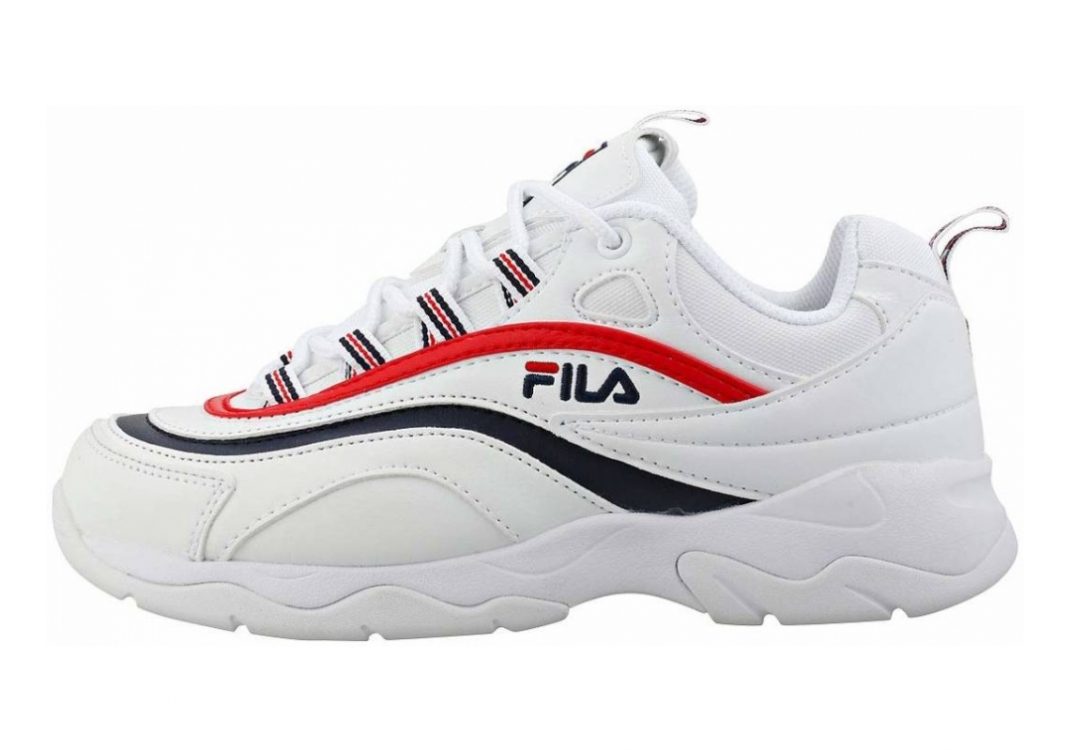 Fila Ray   White Navy Red