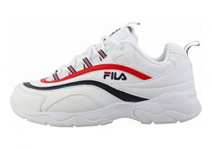 Fila Ray   White Navy Red