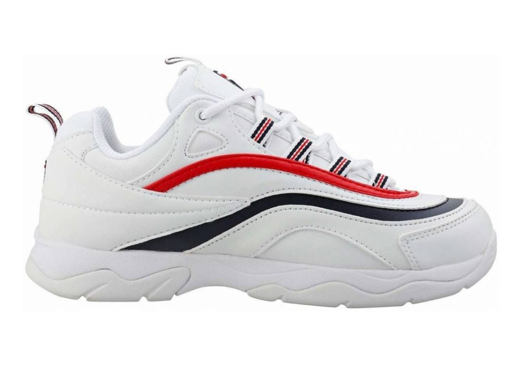 Fila Ray   White Navy Red