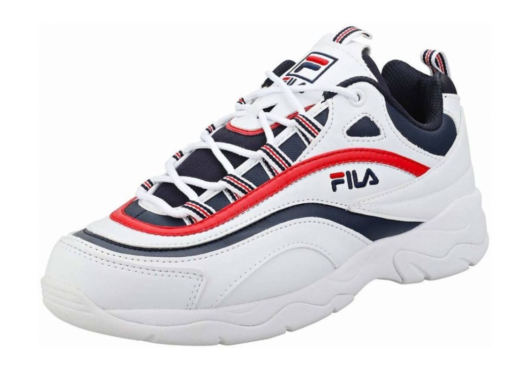 Fila Ray   White Navy Red