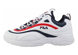 Fila Ray   White Navy Red