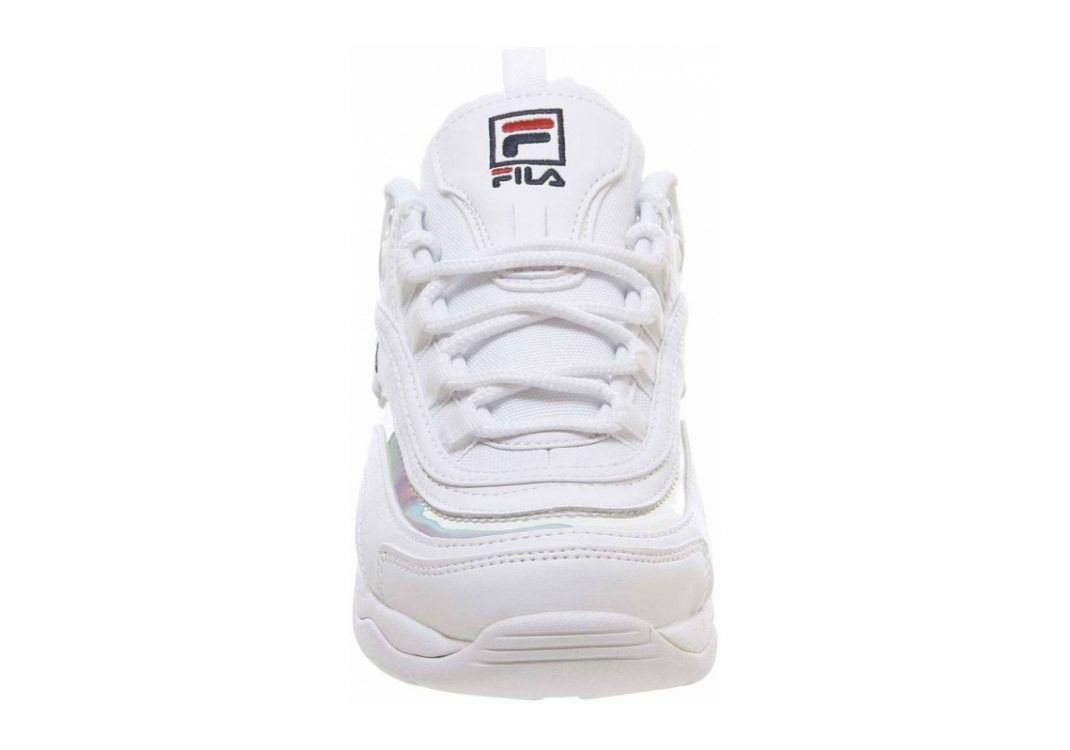 Fila Ray   White Irridescent Silver F