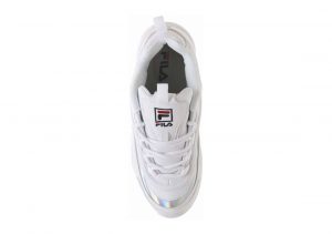 Fila Ray   White Irridescent Silver F