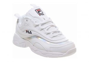 Fila Ray   White Irridescent Silver F