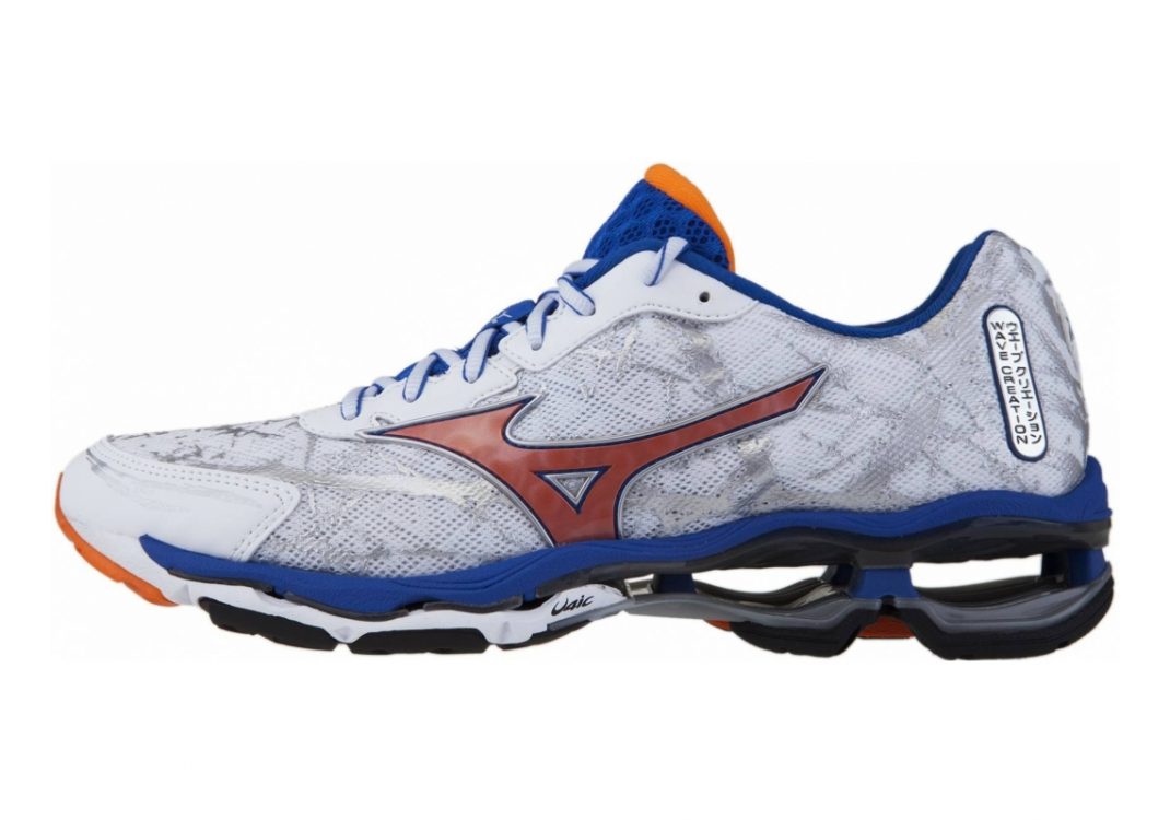 Mizuno Wave Creation 16 White/Vibrant/Orange