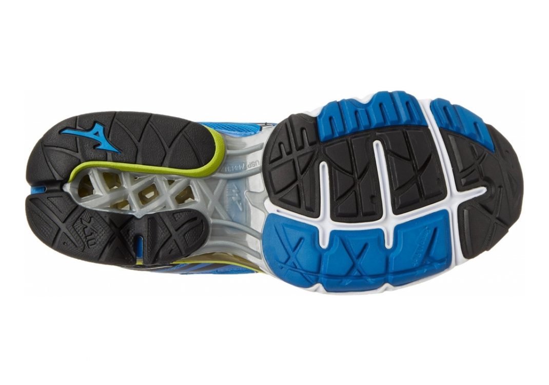 Mizuno Wave Creation 17 Electric Blue Lemonade/Silver