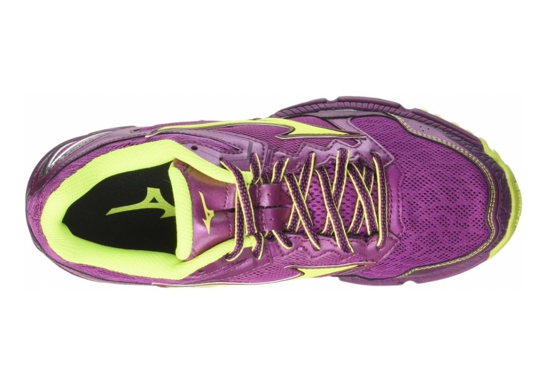 Mizuno Wave Daichi 3 Clover/Safety Yellow/Dark Purpel