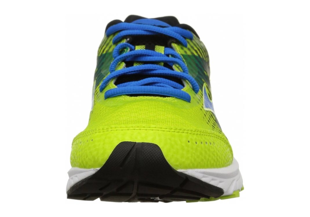 Mizuno Wave Elevation Limepunch Electricbluelemonade Black