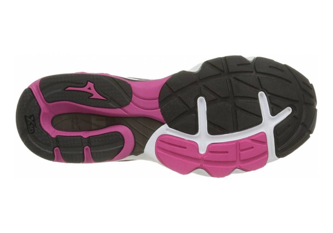 Mizuno Wave Elevation Argent Bordeaux Violet