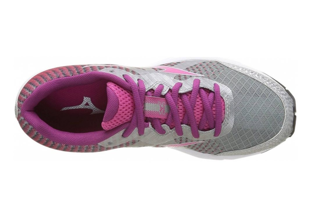 Mizuno Wave Elevation Argent Bordeaux Violet