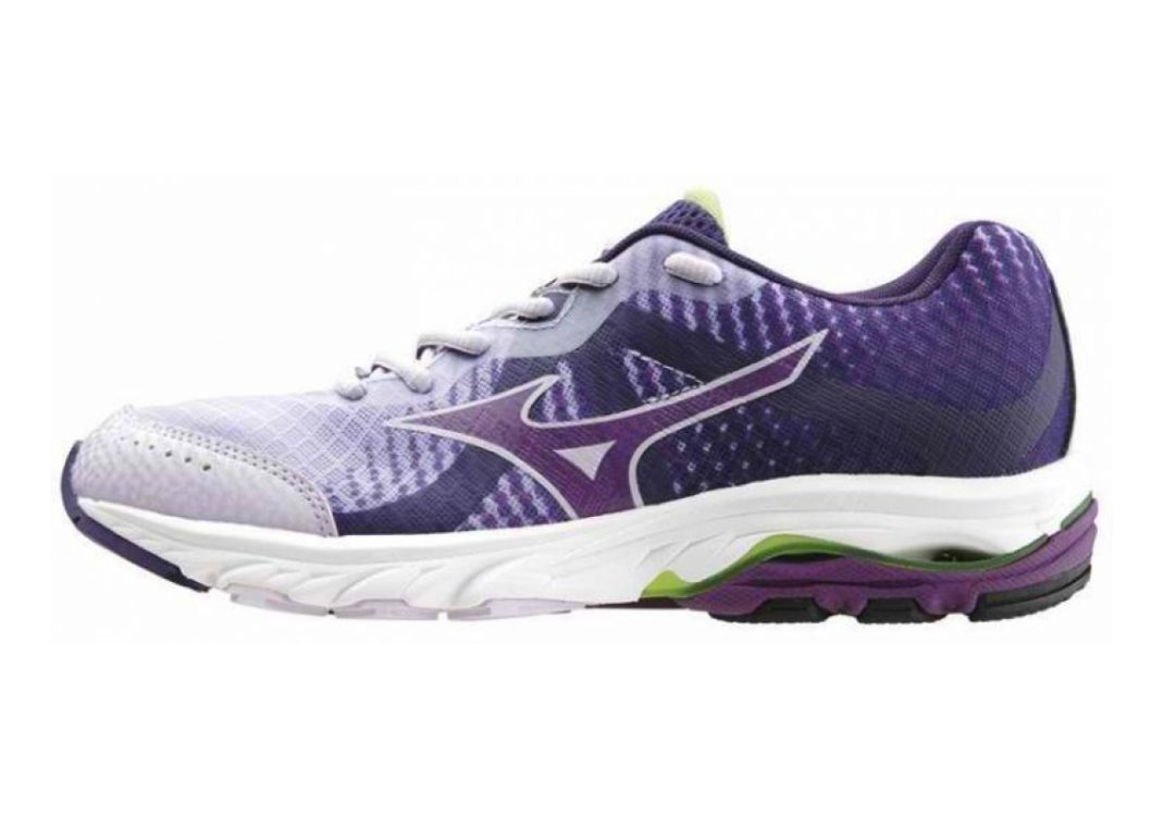 Mizuno Wave Elevation Morado Ciruela Blanco