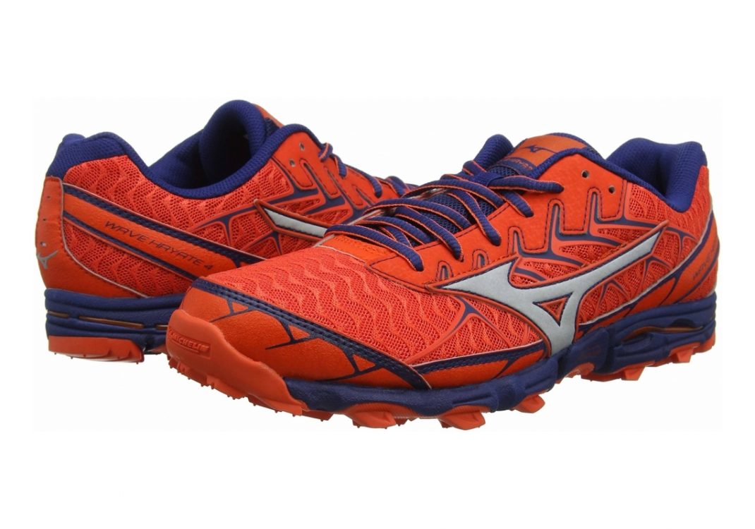 Mizuno Wave Hayate 4 Cherry Tomato / Silv