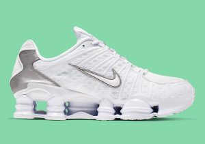 Nike Shox TL White Silver