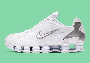 Nike Shox TL White Silver