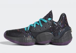 adidas Harden Vol 4 Core Black/Amber Tint/Grey Six