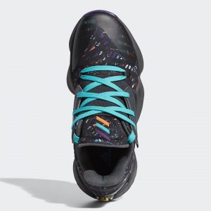 adidas Harden Vol 4 Core Black/Amber Tint/Grey Six