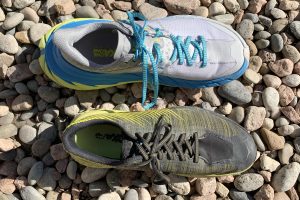Hoka One One TenNine Grey/Blue/Yellow