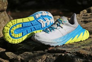 Hoka One One TenNine Grey/Blue/Yellow
