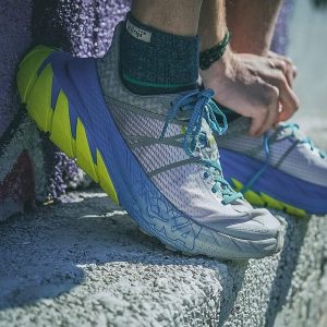 Hoka One One TenNine Grey/Blue/Yellow